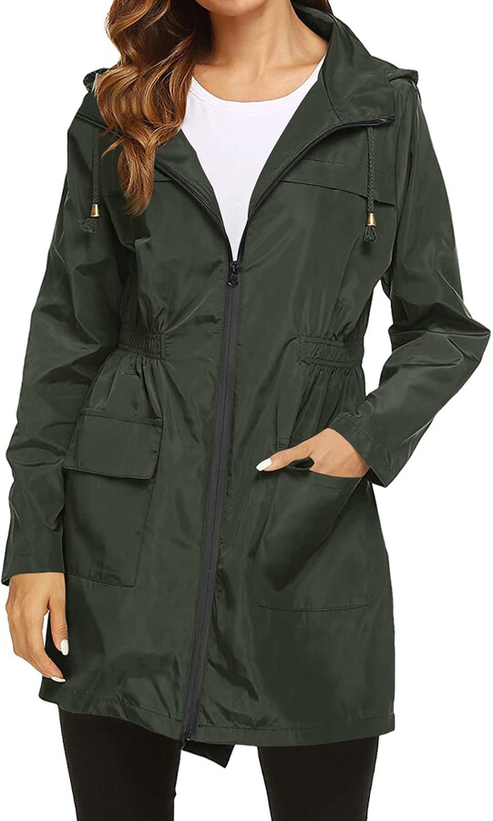 lightweight lined rain jacket