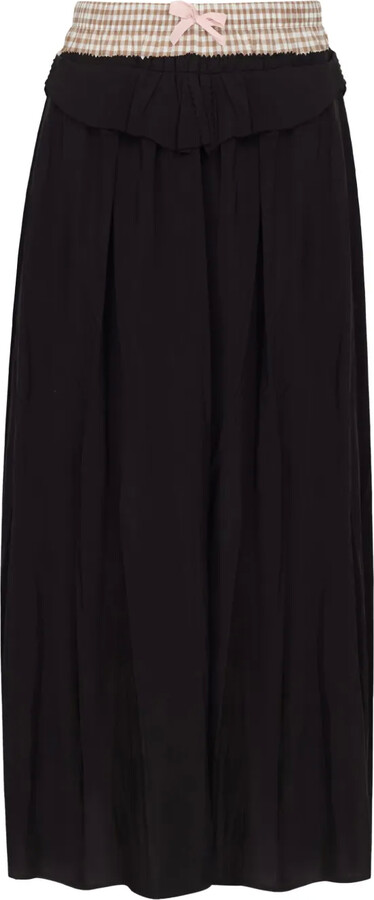 Maison Margiela Panelled Midi Skirt