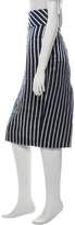 Thumbnail for your product : Cavallini Erika Striped Midi Skirt w/ Tags