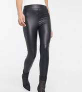 Thumbnail for your product : ASOS Petite DESIGN Petite leather look legging
