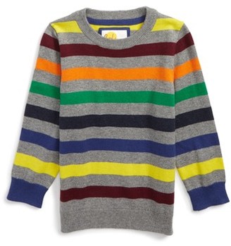 Boy's Mini Boden Stripe Sweater