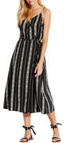 Thumbnail for your product : Seafolly NEW Lattice Stripe Wrap Dress Black