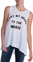 Thumbnail for your product : 291 VENICE Lost My Heart To The Music Muscle Tee
