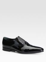 Thumbnail for your product : Gucci Kir Patent Leather Lace-Ups