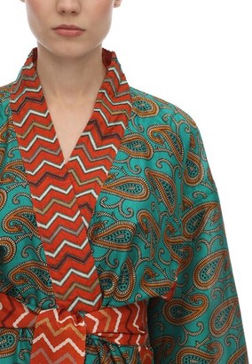 I Was A Sari Lvr Sustainable Hand-Embroidered Kimono