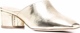Thumbnail for your product : Laurence Dacade Daria 50mm metallic mules