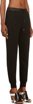 Thumbnail for your product : Alexander Wang T by Black Lambskin Trim Lounge Pants