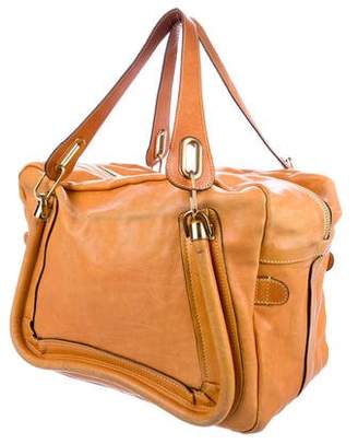 Chloé Leather Paraty Handle Bag