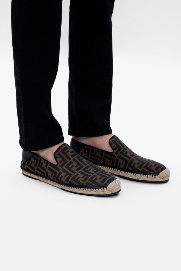 Fendi Espadrilles With Logo Men's Brown - ShopStyle Slip-ons & Loafers