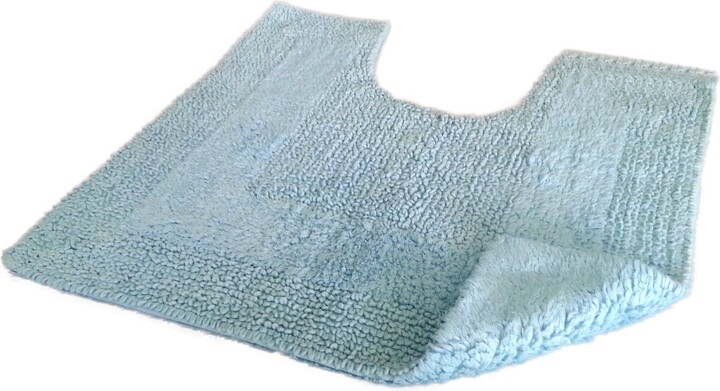 Dunelm Super Soft Reversible Duck Egg Pedestal Mat Blue ShopStyle