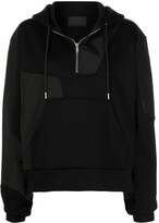 Thumbnail for your product : Heliot Emil Slouchy Patchwork Cotton Hoodie