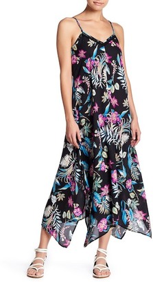 Just For Wraps Tropical Double-V Maxi Dress