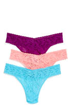 Thumbnail for your product : Hanky Panky 3 Original Rise Thongs Silver Box