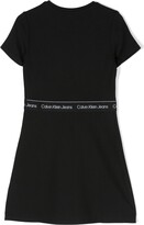 Thumbnail for your product : Calvin Klein Kids Logo-Waistband Short-Sleeve Dress