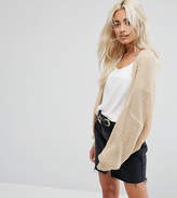 Thumbnail for your product : ASOS Petite PETITE Chunky Cardigan In Fluffy Rib
