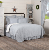 Thumbnail for your product : Vhc Sawyer Mill Blue Ticking Stripe Quilt Coverlet