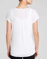 Thumbnail for your product : James Perse Tee - Jersey Deep V Twist