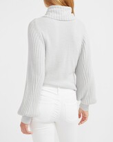 Thumbnail for your product : Express Ribbed Cowl Neck Sweater