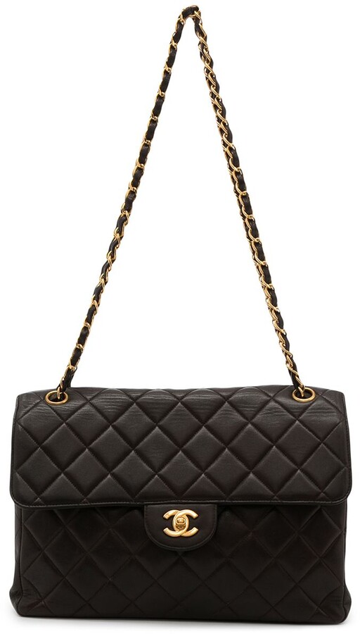 chanel purse brown