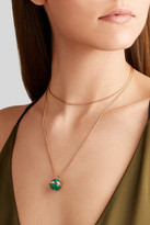 Thumbnail for your product : Piaget Possession 18-karat Rose Gold, Malachite And Diamond Necklace