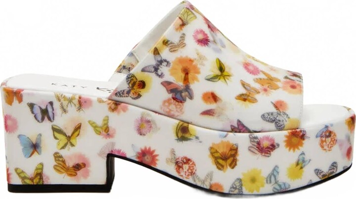 Katy Perry Women's Busy Bee Platform Sandal In Butterfly Multi