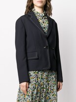 Thumbnail for your product : Marni Contrast-Stitch Boxy Blazer