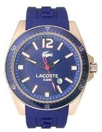 Lacoste Seattle Three-Hand Rose Gold and Silicone Men's watch