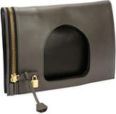 Thumbnail for your product : Tom Ford Alix Ombré Fold-Over Bag, Light Gray
