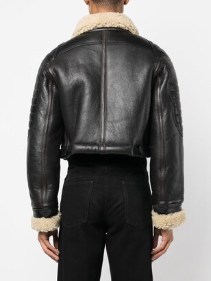 ジャケット・アウター EYTYS Patti Jacket Eytys Black Patti Leather & Shearling Jacket Eytys