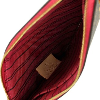 Louis Vuitton Neverfull Pochette Monogram Canvas Large - ShopStyle Shoulder  Bags