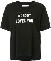 Thumbnail for your product : Nobody Denim Nobody Loves You Tee Jet Black