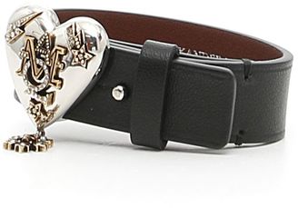 Alexander McQueen Metal Heart Bracelet