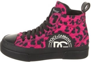 Dolce & Gabbana Canvas Printed Sneakers