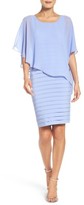 Thumbnail for your product : Adrianna Papell Women's Chiffon Overlay Shutter Pleat Sheath Dress