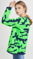 Thumbnail for your product : Ksenia Schnaider Oversized Camo Sweater