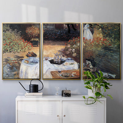 Red Barrel Studio The Lunch #2 By Monet 3 Pieces