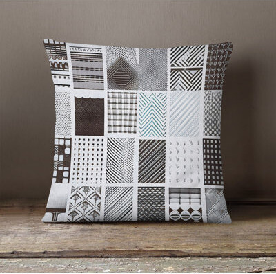 Deja Blue Studios Throw Pillow