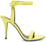 Thumbnail for your product : Alexander Wang Antonia Suede Ankle Strap Heels