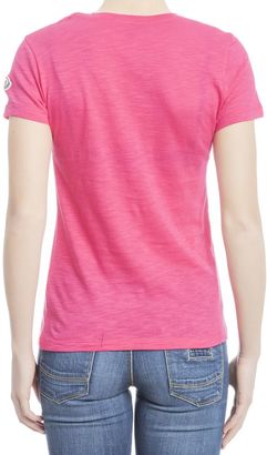 Moncler Pink Cotton T-shirt