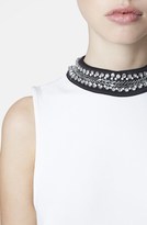Thumbnail for your product : Topshop Embellished Sleeveless Top