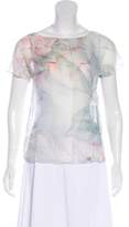 Thumbnail for your product : Chanel Watercolor Print Top