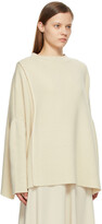 Thumbnail for your product : The Row Off-White Cashmere Cordelia Sweater