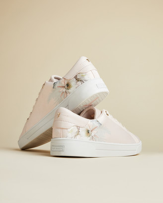 Ted Baker LYLAS Woodland print cupsole trainers