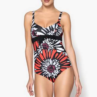 Anne Weyburn Floral Print Tummy Toning Swimsuit