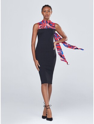 New York & Co. Sleeveless Accent Print Dress - Gabrielle Union Collection -  ShopStyle