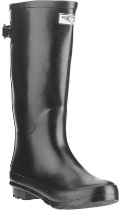 rain boots with zipper up the back