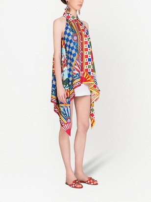 Dolce & Gabbana high-rise A-line mini skirt