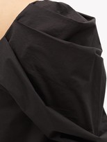 Thumbnail for your product : Johanna Ortiz Forgotten Promises One-shoulder Cotton-blend Top - Black