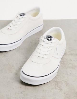vans white sport shoes