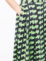 Thumbnail for your product : Natasha Zinko High-print pleated skirt